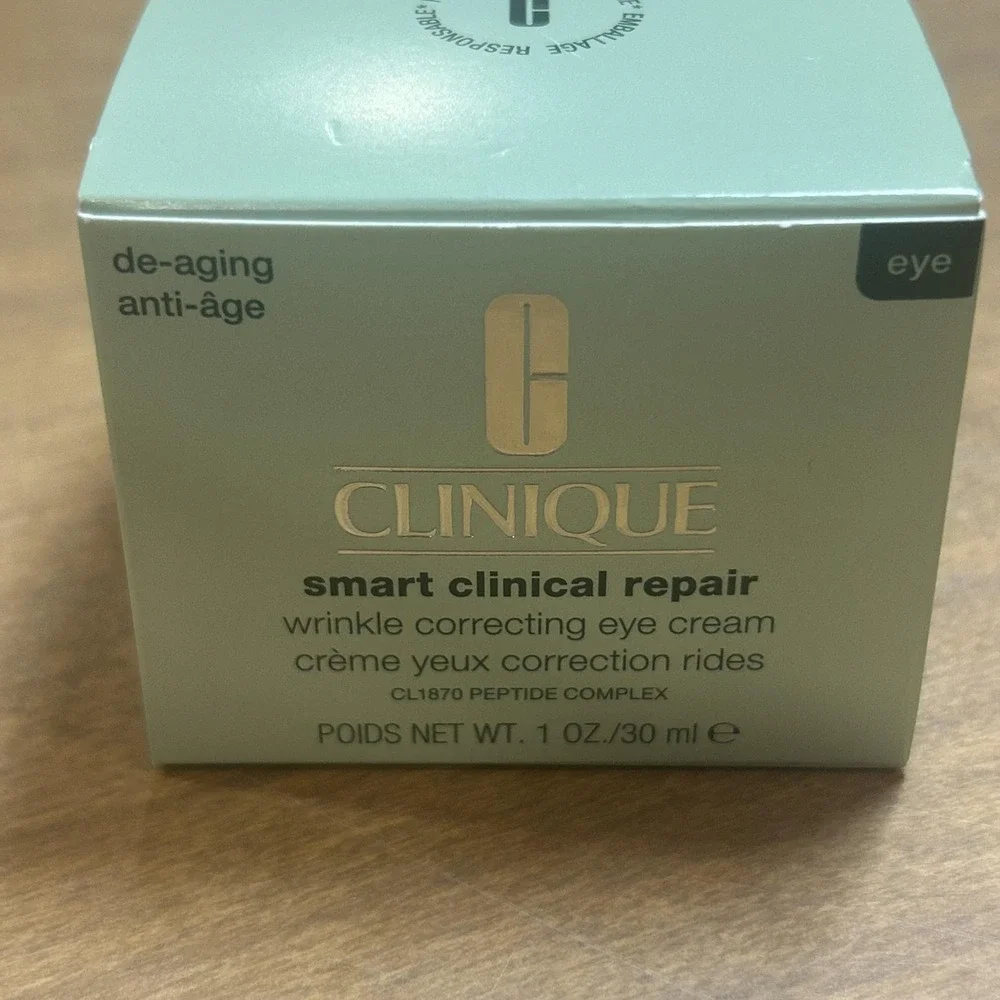 Clinique Smart Clinical Repair Eye Cream 1oz 30ml Purple Wrinkle Anti-Aging